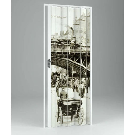 Fortesrl Vera vouwdeur vintage - 90x214 cm